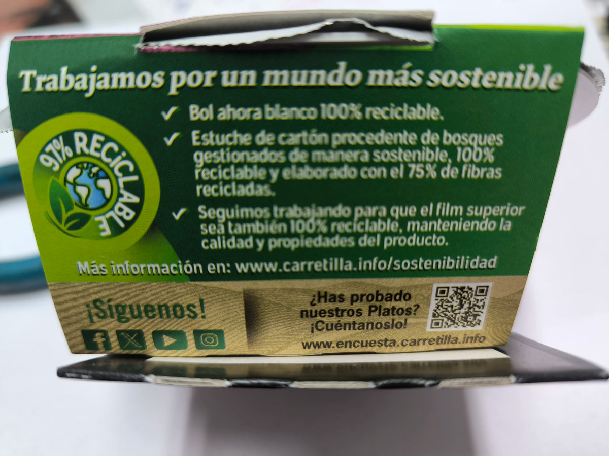 Carrello per patate pancetta e formaggio con coperchi 8 unità da 250 GR Ingredienti selezionati, senza glutine e vegani