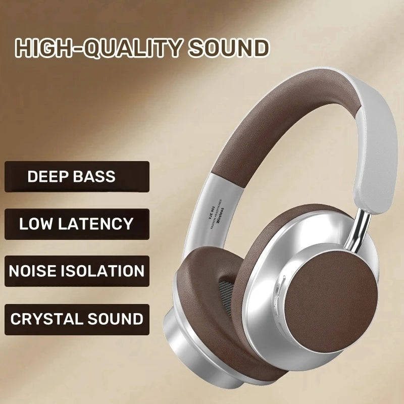 Cuffie Wireless Bluetooth Over-Ear con Bassi Potenziati e Autonomia di 40 Ore TEISCHE