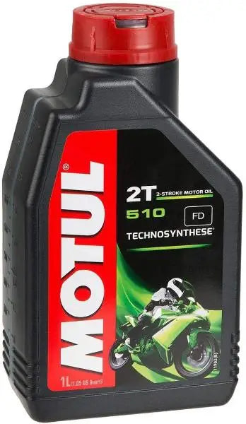 MOTUL 510 2T
Lubrificante per motori a 2 tempi
Grasso separato o pre-miscelato
Tecnosintesi ®
Contenitore da 1 litro.