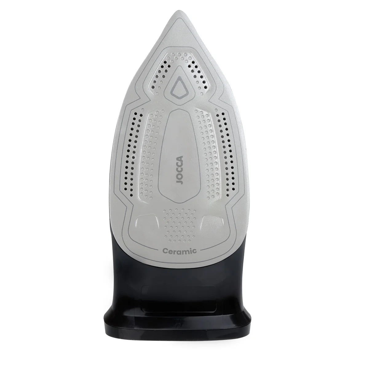 Ferro da stiro a vapore Jocca 2600W con piastra in ceramica, potente getto di vapore e sistema anticalcare per una stiratura rapida