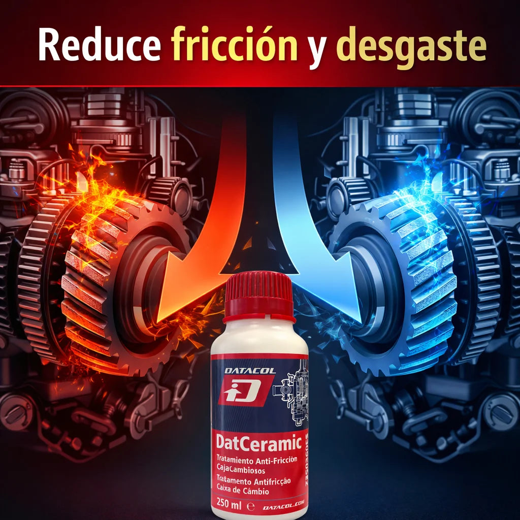 Trattamento Ceramico Antifrizione per cambio e motore Datacol Datceramic – Riduce Usura, Rumore e Consumo, Migliora le Prestazioni, Compatibile con Benzina e Diesel