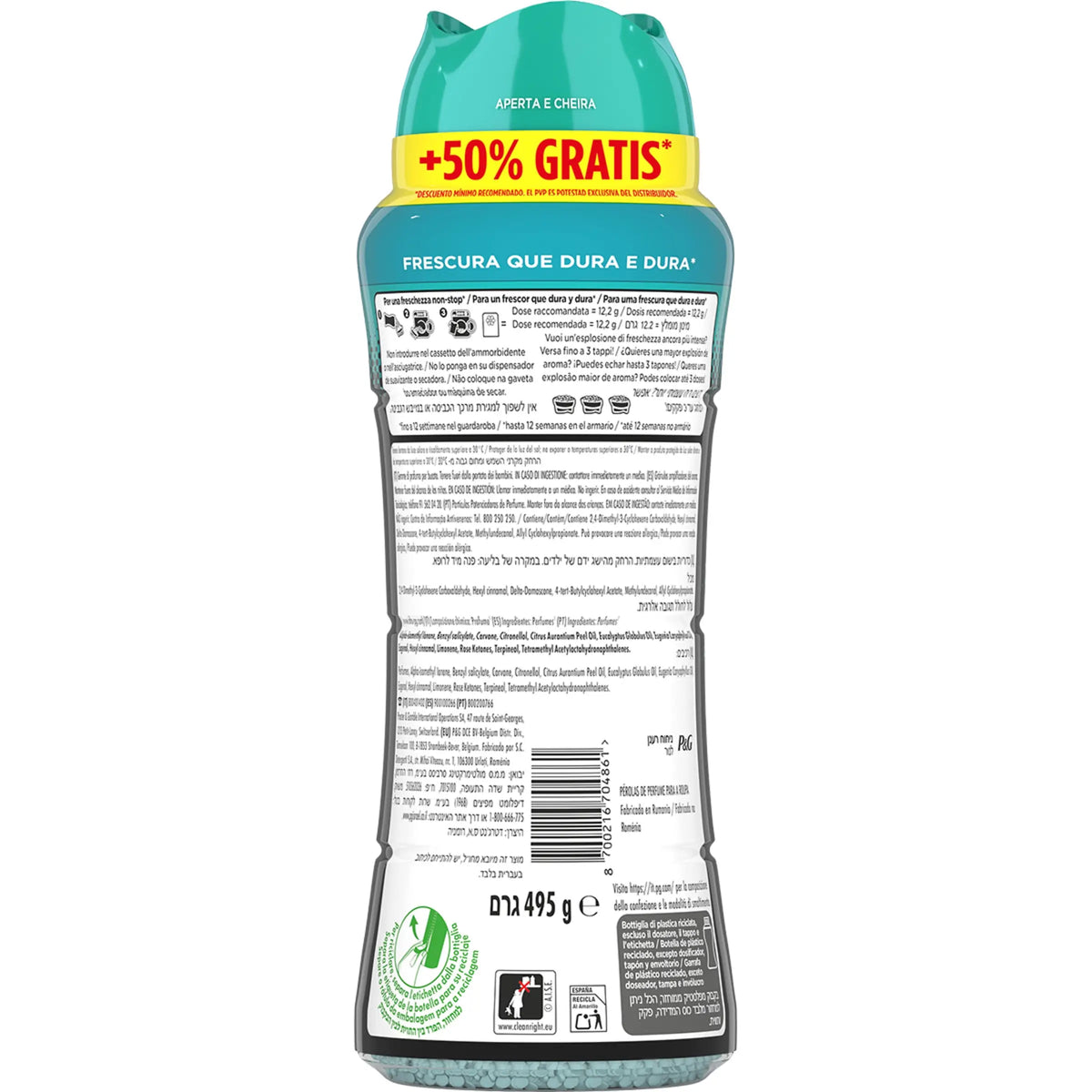 Lenor Unstoppables Perle Profumate per Lavatrice 485 g XL