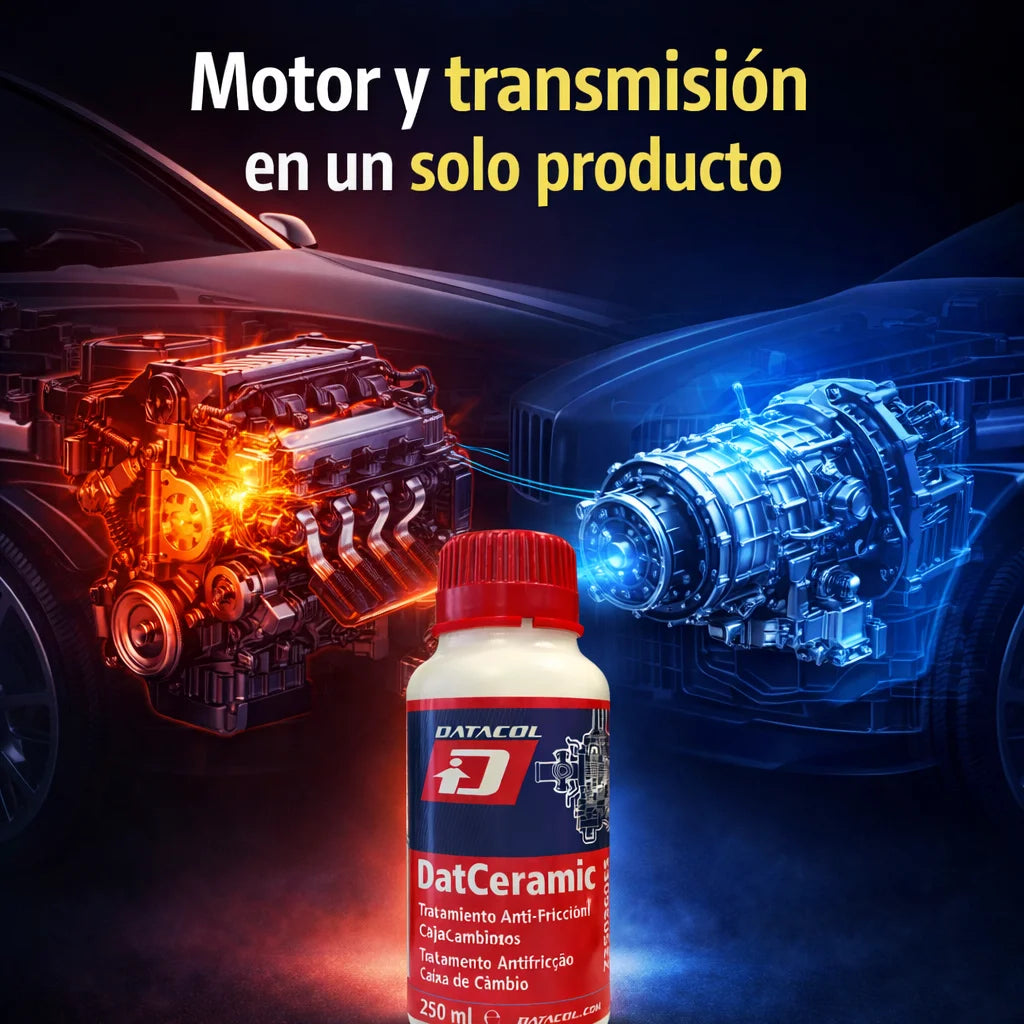 Trattamento Ceramico Antifrizione per cambio e motore Datacol Datceramic – Riduce Usura, Rumore e Consumo, Migliora le Prestazioni, Compatibile con Benzina e Diesel