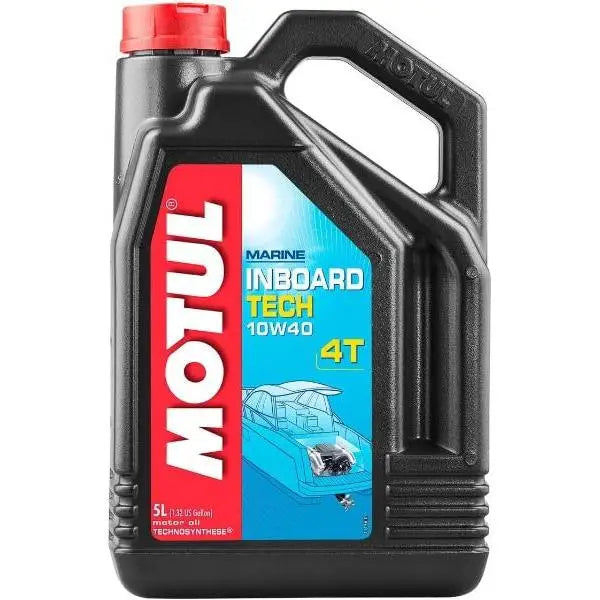 MOTUL INBOARD T 4T 10W40
Olio per motori marini
Motori diesel inboard a 4 tempi sovralimentati
sovralimentato
Tecnosintesi ®
Contenitore da 5 litri.