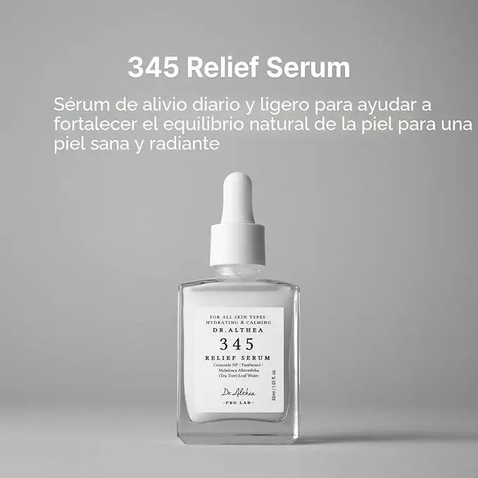 Dr. Althea - Siero Viso 345 con Acido Ialuronico e Niacinamide per Idratazione Profonda e Rigenerazione Cellulare, Texture Leggera e Non Grassa