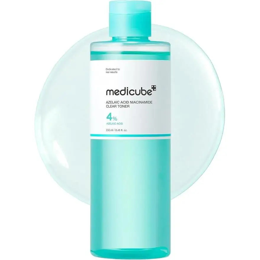 medicube Tonico Chiarificante con Acido Azelaico e Niacinamide | Tonico Purificante con 4% di Acido Azelaico e 2% di Niacinamide | Pori, Sebo e Rossore | Pelle Imperfetta | Cosmetici Coreani | 250ml