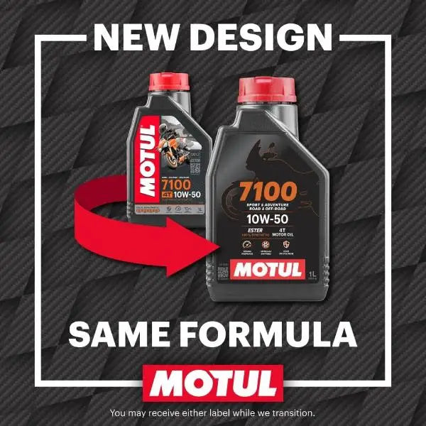 Motul 7100 10W-50 4T
Lubrificante per moto ad alte prestazioni. 100% Sintetico - Esteri.
Contenitore da 4 litri.