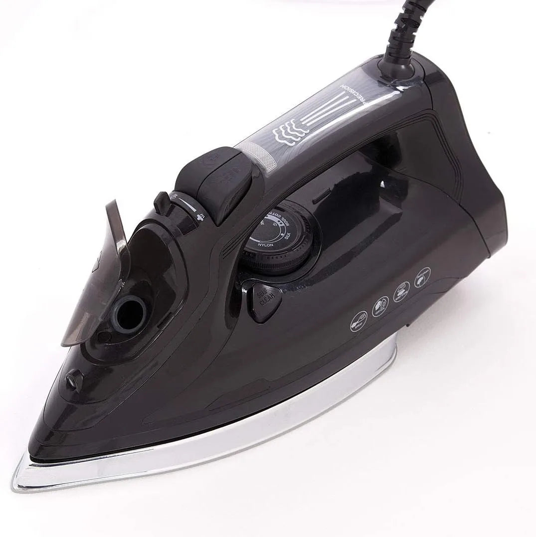 JATA PL622C Ferro da Stiro a Vapore 3000W – Piastra in Ceramica – Potenziamento Vapore 220g – Vapore Continuo 50g/min – Vapore Verticale – Anticalcare e Antigoccia