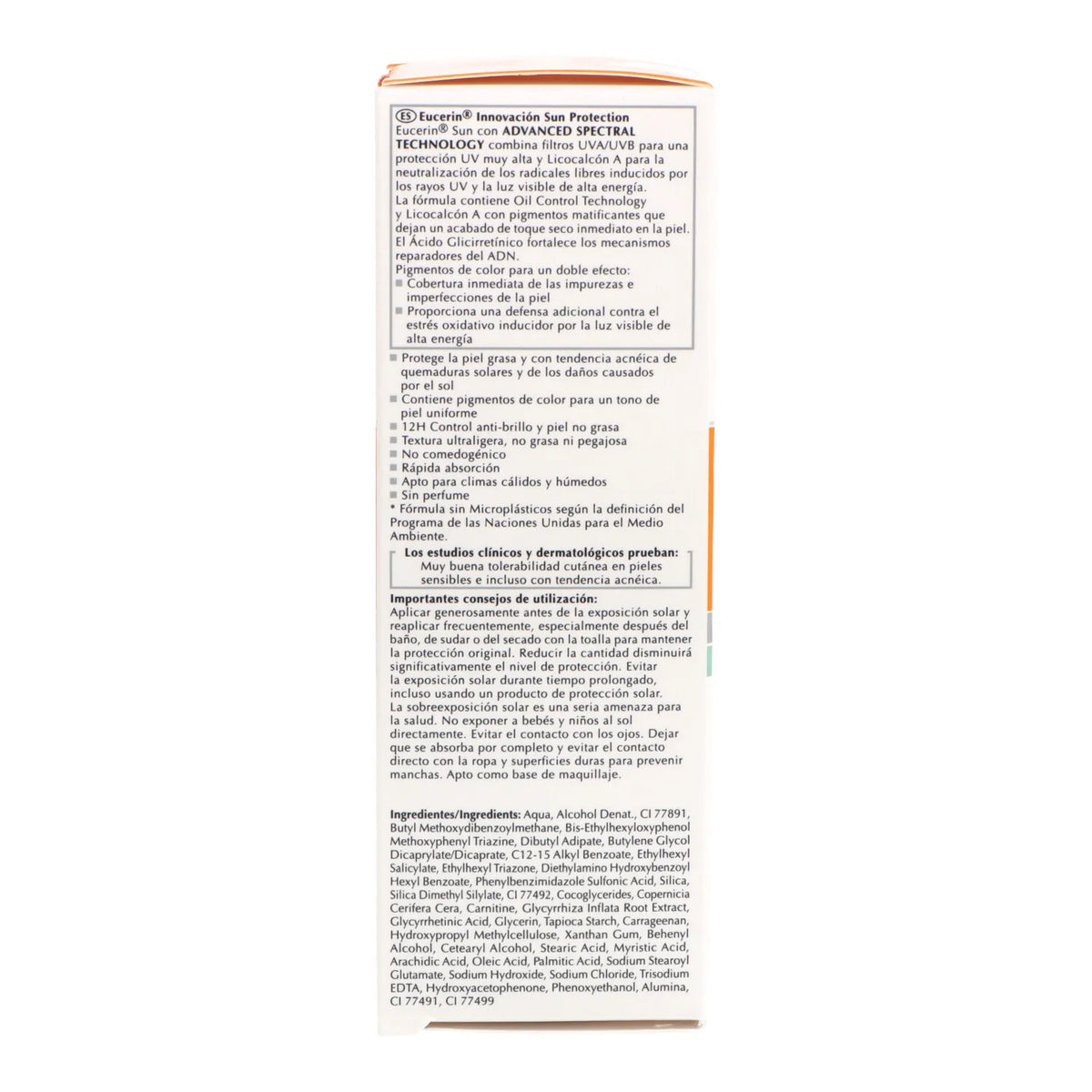 Eucerin Oil Control Tinted Gelcream Dry Touch Medio 50ml