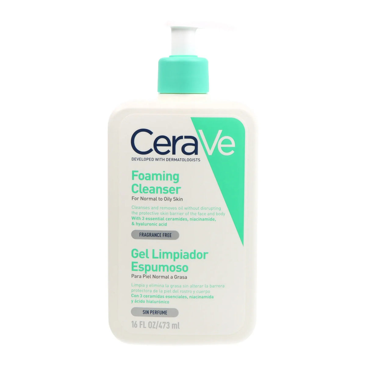 Cerave Gel detergente schiumoso per pelle normale e grassa 473 ml