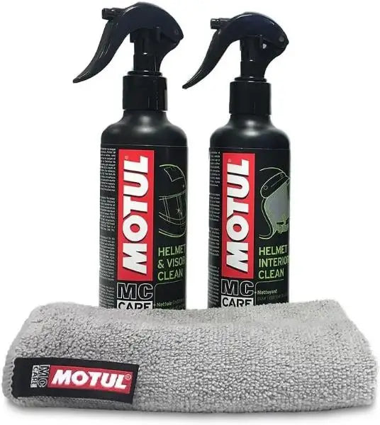 PACCHETTO PULIZIA PER CASCHI (M1 + M2)
Kit per la Pulizia Interna ed Esterna del Casco
Spruzzatore manuale