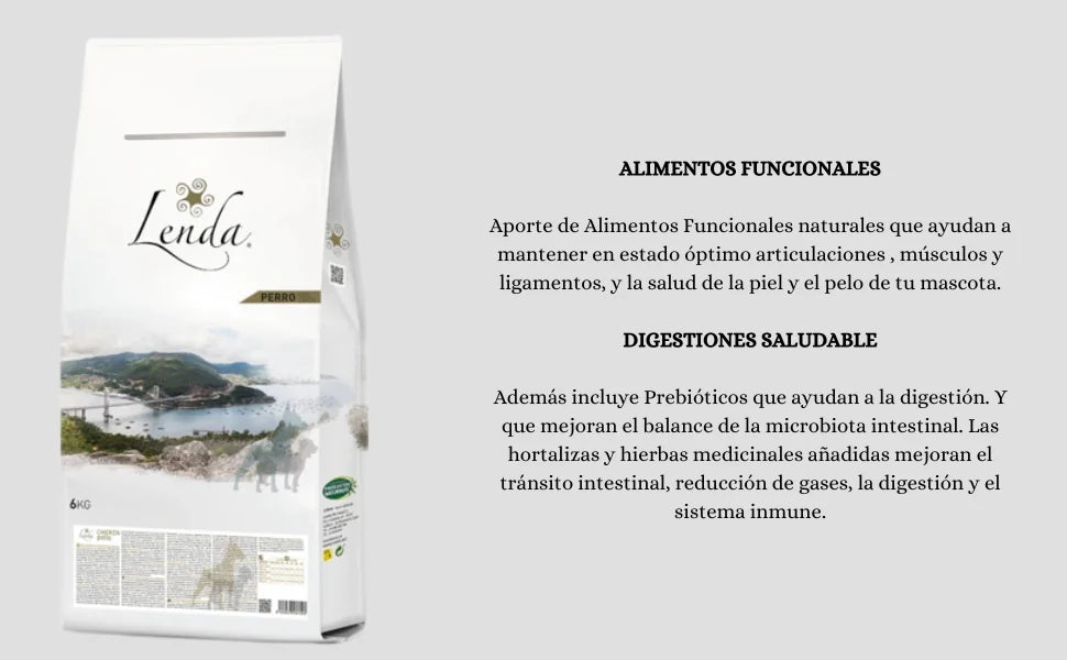 Lenda Chicken – Cibo naturale per cani – Con pollo e tacchino