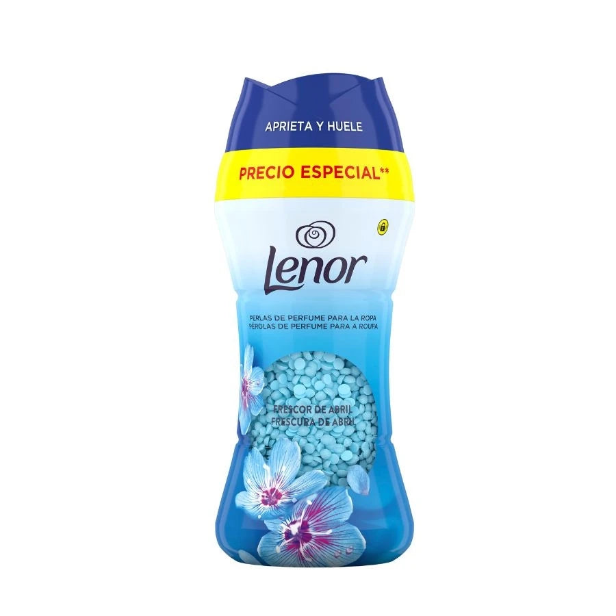 Confezione da 6 Lenor UNstoppables Perle Profumate per Vestiti, 96 Lavaggi (6 x 195g), Ammorbidente con Fragranza Freschezza di Primavera, Potenziatore di Freschezza