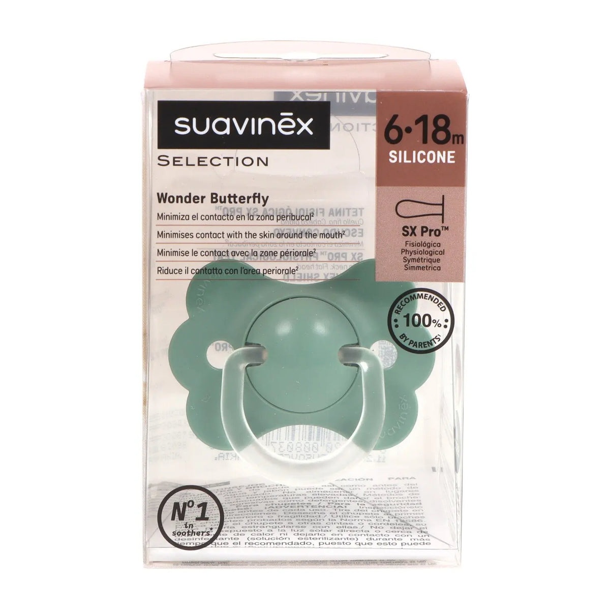 Suavinex Ciuccio Fisiologico Premium in Silicone 6-18m