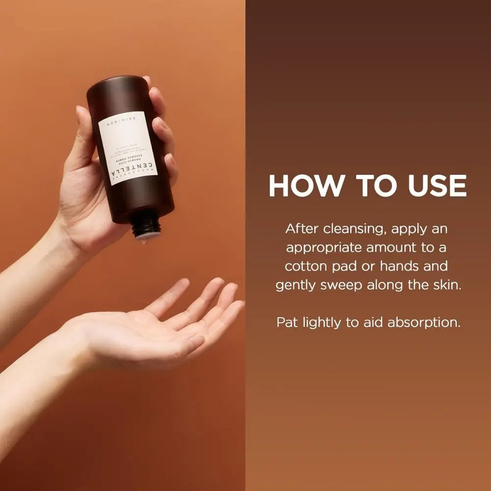 SKIN1004 Madagascar Centella Probio‑Cica Essence Toner 210 ml | Tonico essenza coreano con centella fermentata, acido ialuronico e ceramidi per idratare e lenire la pelle sensibile