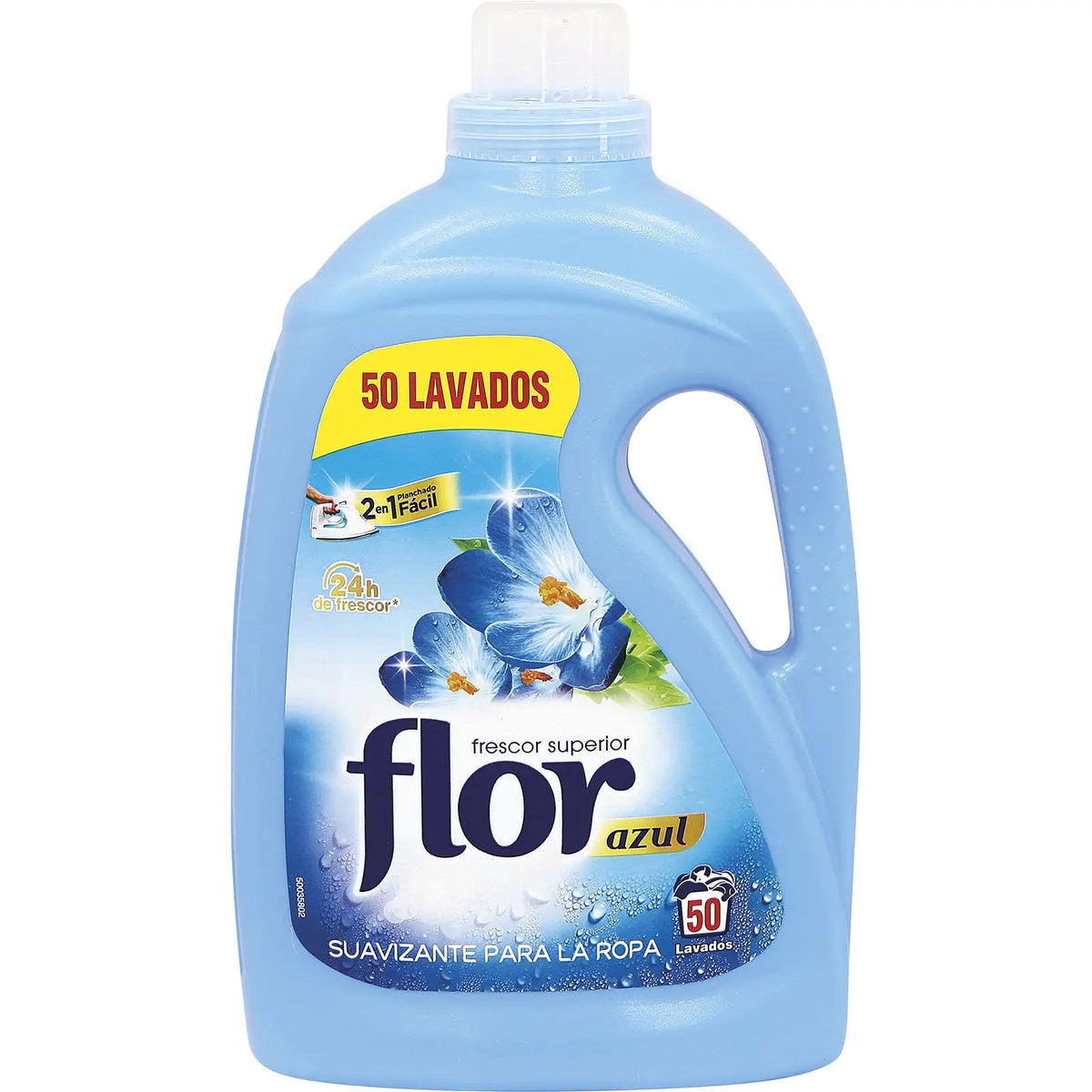 Flor - Ammorbidente 2L Blue Aroma - 50 lavaggi Savings Pack X2 totale 100 LAVAGGI【ROUA】