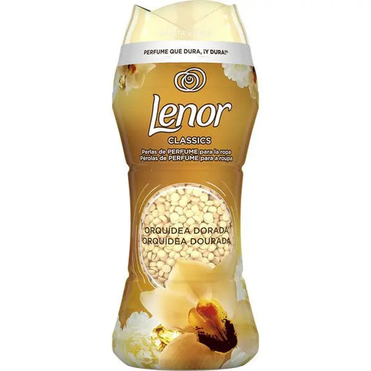 Lenor Classics Golden Orchid Perfume Pearls 585g (3x195g) - Fragranza e morbidezza durature per i vestiti in lavatrice