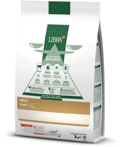 Libra Dog Cibo per Cani Adulti al Carne di Agnello (Cani, Cibo, Cibo) - 14 KG