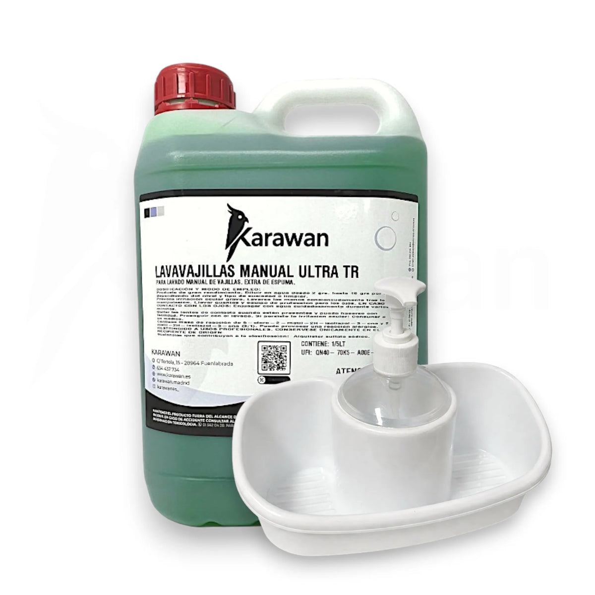 Ultra TR Detergente per Lavastoviglie Potere Sgrassante, Uso Professionale e Domestico 5 Litri + Regalo