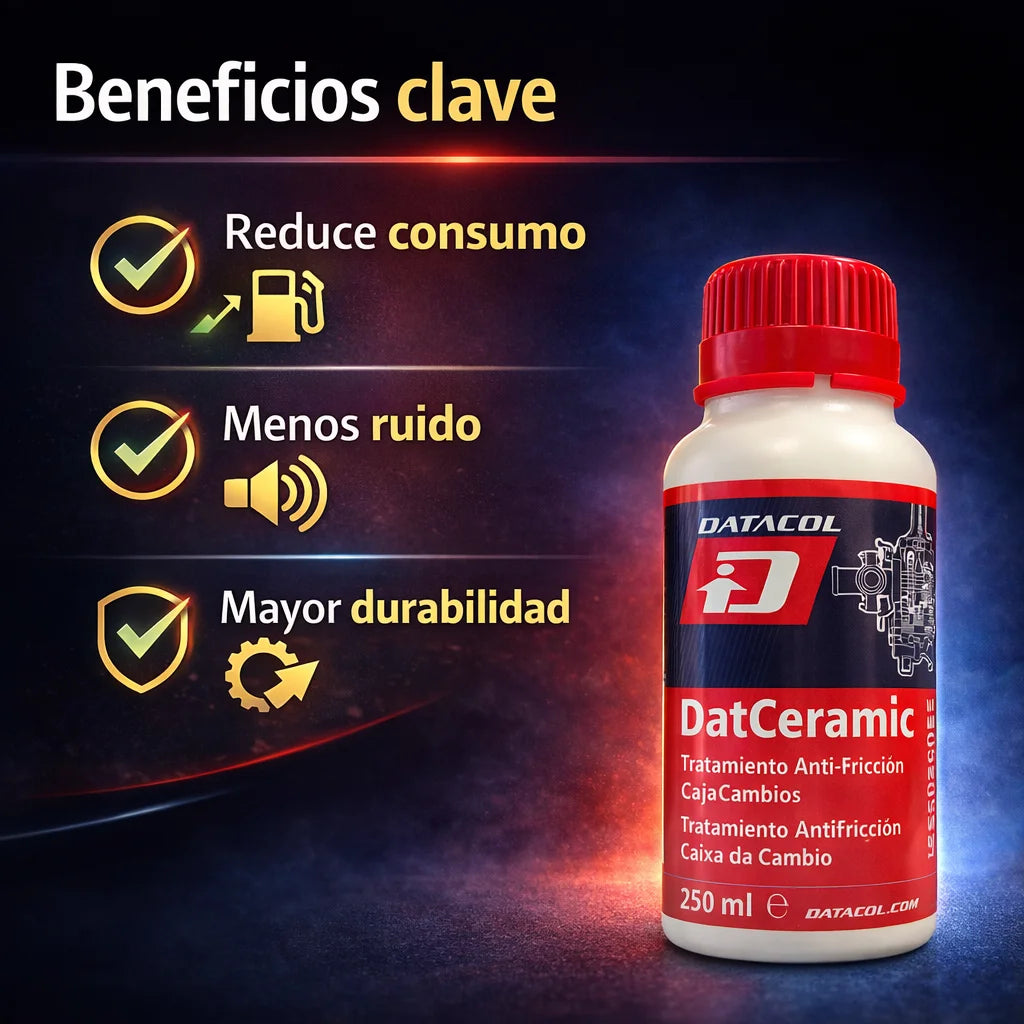 Trattamento Ceramico Antifrizione per cambio e motore Datacol Datceramic – Riduce Usura, Rumore e Consumo, Migliora le Prestazioni, Compatibile con Benzina e Diesel