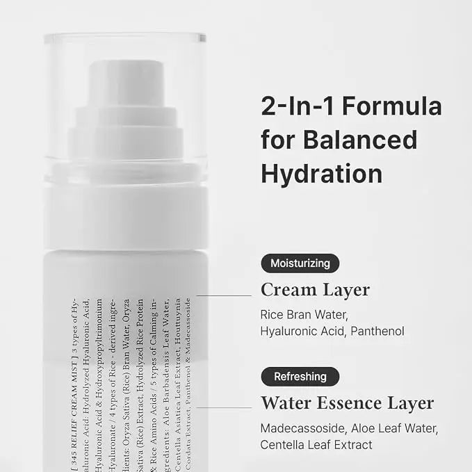 Dr. Althea Mist 345 - Spray viso idratante, lenitivo e rigenerante - Per tutti i tipi di pelle - 60 ml 100 ml