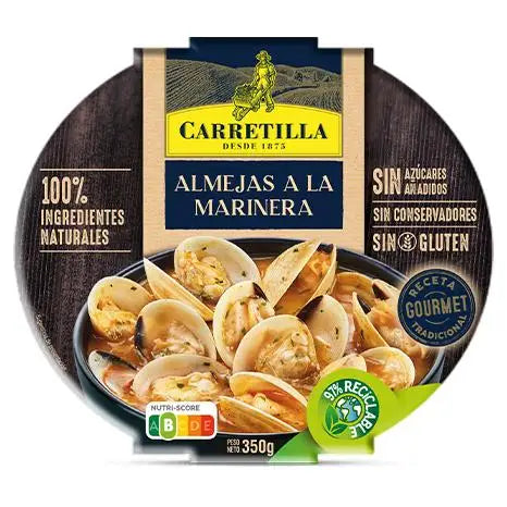 TRUCK Marinaio Clams 7 Unità 350 GR Senza Glutine Ingredienti naturali al 100% Senza conservanti Senza zuccheri aggiunti