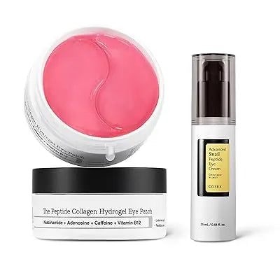 COSRX Pink Peptide Collagen Eye Patches 60 unità | Hydrogel con caffeina