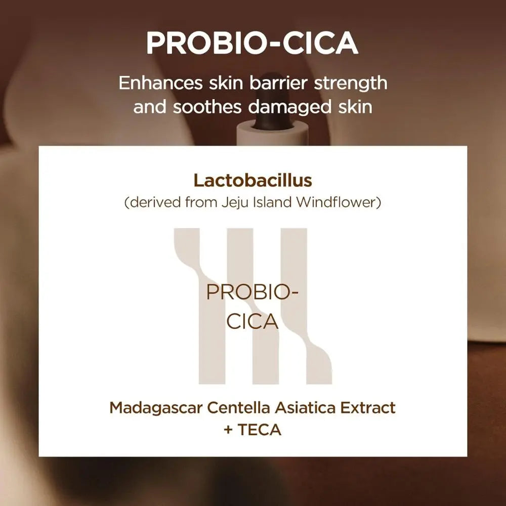 SKIN1004 Madagascar Centella Probio‑Cica Intensive Ampoule 50 ml | Siero coreano intensivo con centella fermentata, probiotici e ceramidi per idratare e lenire la pelle sensibile