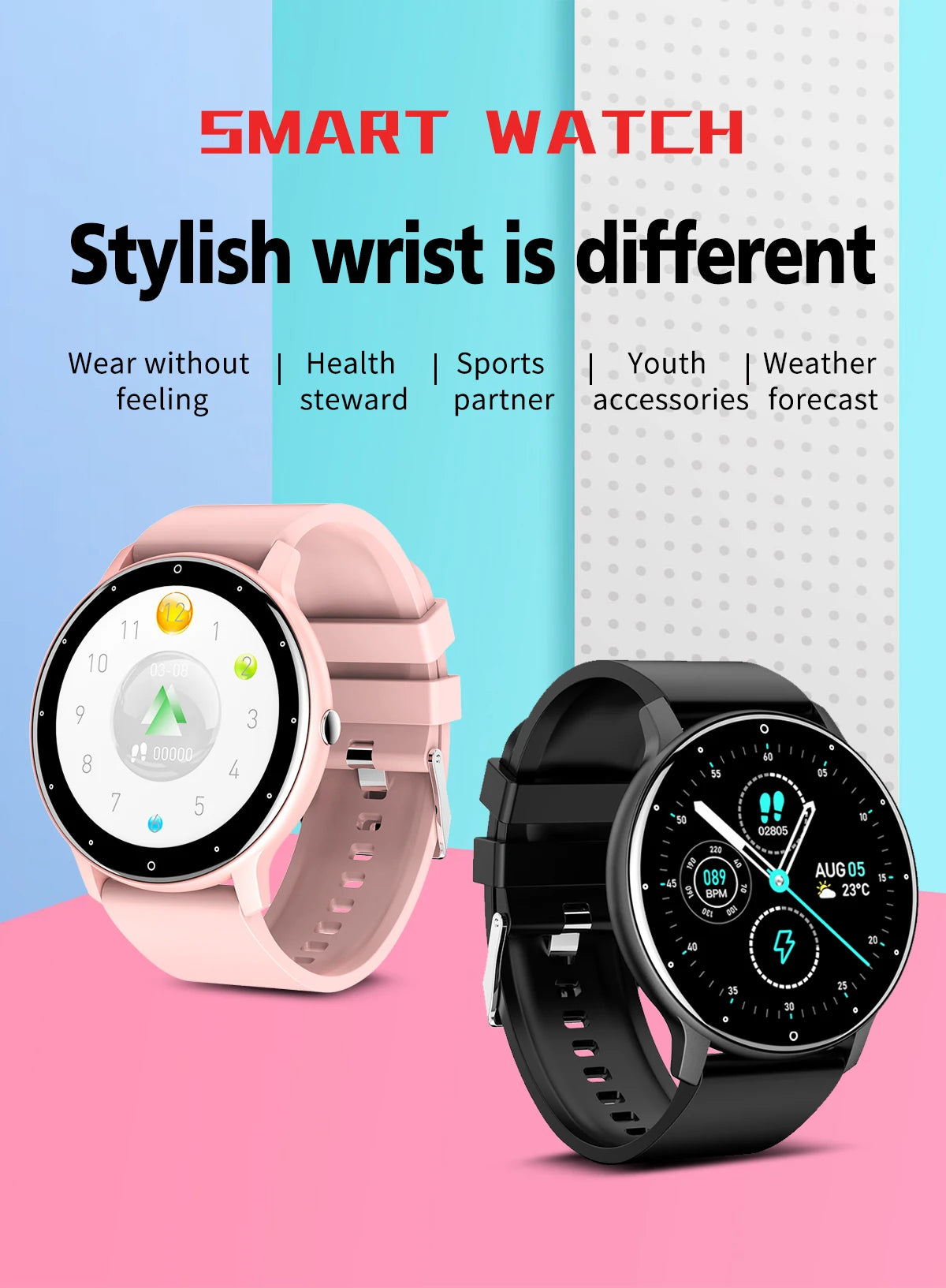 LIGE 2026 Smart Watch donna uomo donna regalo Sport Fitness uomo orologi cardiofrequenzimetro Smartwatch impermeabile per Android IOS