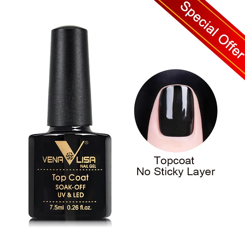VENALISA Smalto gel per unghie da 7,5 ml Sparkle Glitter Diamante Brillante Colori estivi Semi permanente Soak off Vernice gel per unghie UV LED