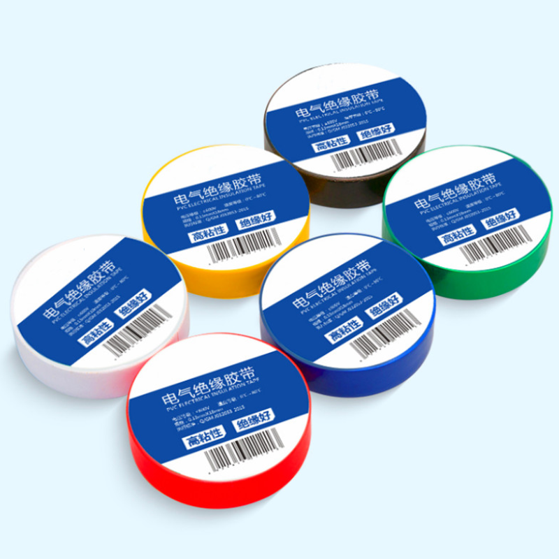 10 pezzi, nastro elettrico, nastro isolante, nastro elettrico, nastro impermeabile in PVC ultrasottile e ultrasottile, 1 rotolo da 9 metri