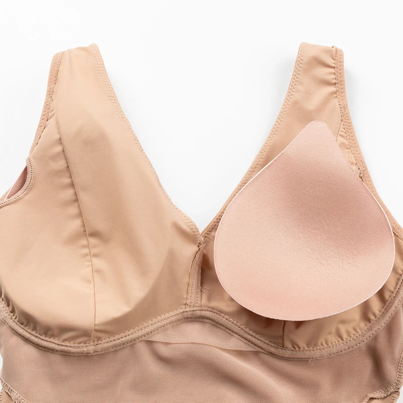 Intimo dimagrante Body da donna Body Shaper Vita Trainer Corsetto Shapewear Top con reggiseno imbottito Controllo della pancia Novità