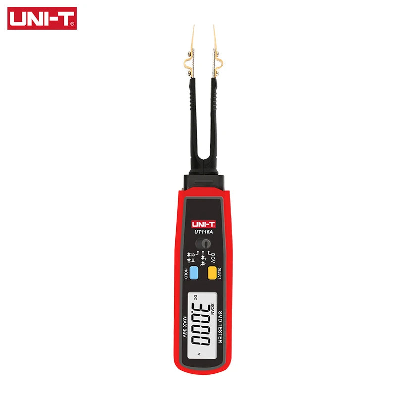 UNI-T UT116A UT116C SMD Tester 36V misuratore di tensione resistenza capacità Zener diodo continuità Tester batteria