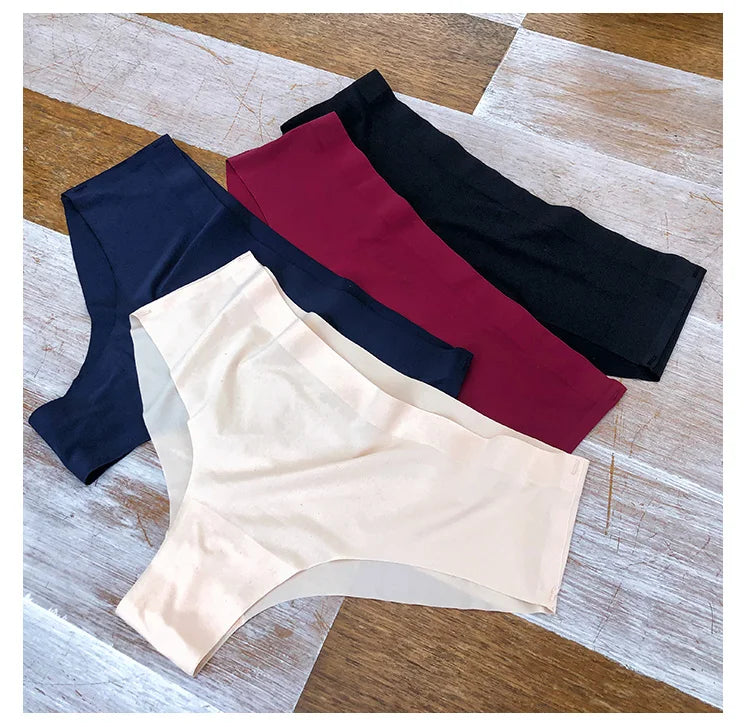TrowBridge 3 Pz/set Mutandine da Donna Senza Soluzione di Continuità Sport Biancheria Intima Traspirante Ragazze Slip Comodi Lingerie Sexy Mutande di Raso