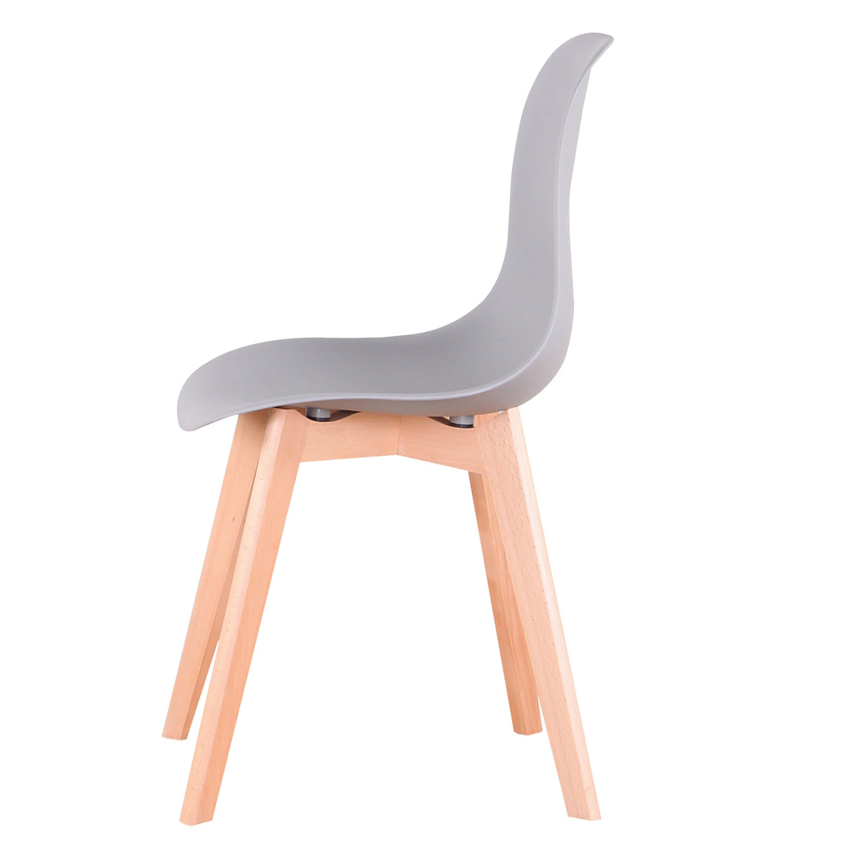 EGOONM Set di 4 sedie da pranzo medievali nordiche con gambe in legno massello per soggiorno sala da pranzo studio camera da letto (bianco/nero/grigio)
