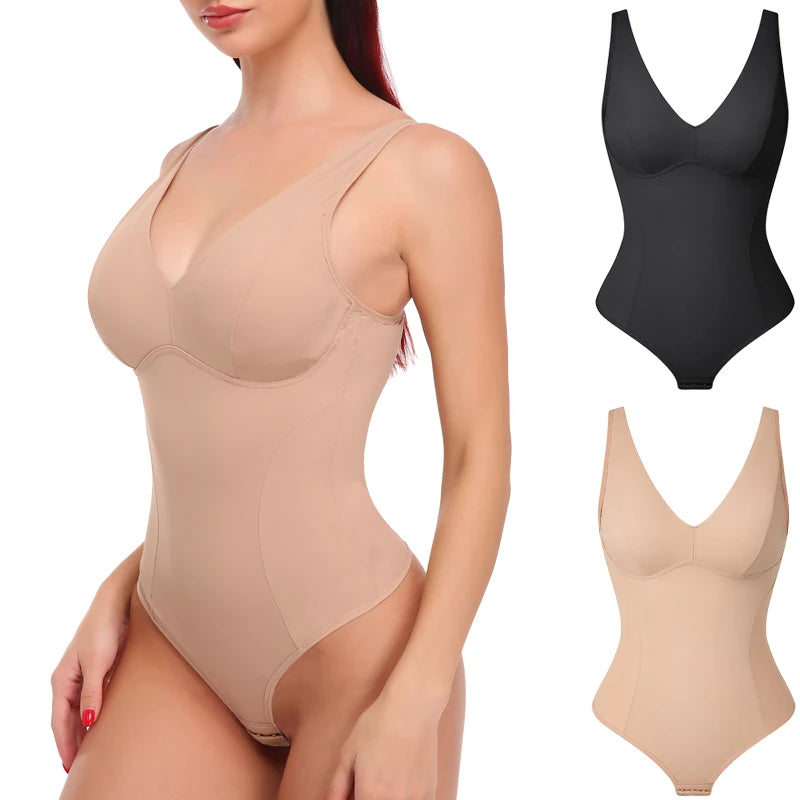 Intimo dimagrante da donna Body Jumsuit Body Shaper Vita Trainer Corsetto Shapewear Top con reggiseno imbottito Recupero postpartum