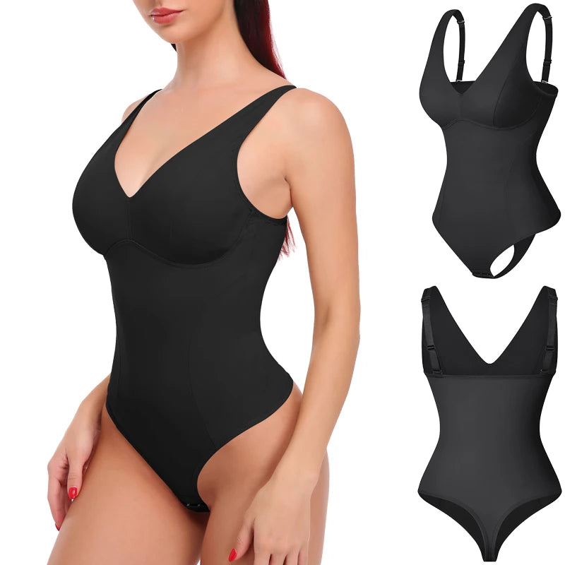 Intimo dimagrante da donna Body Jumsuit Body Shaper Vita Trainer Corsetto Shapewear Top con reggiseno imbottito Recupero postpartum
