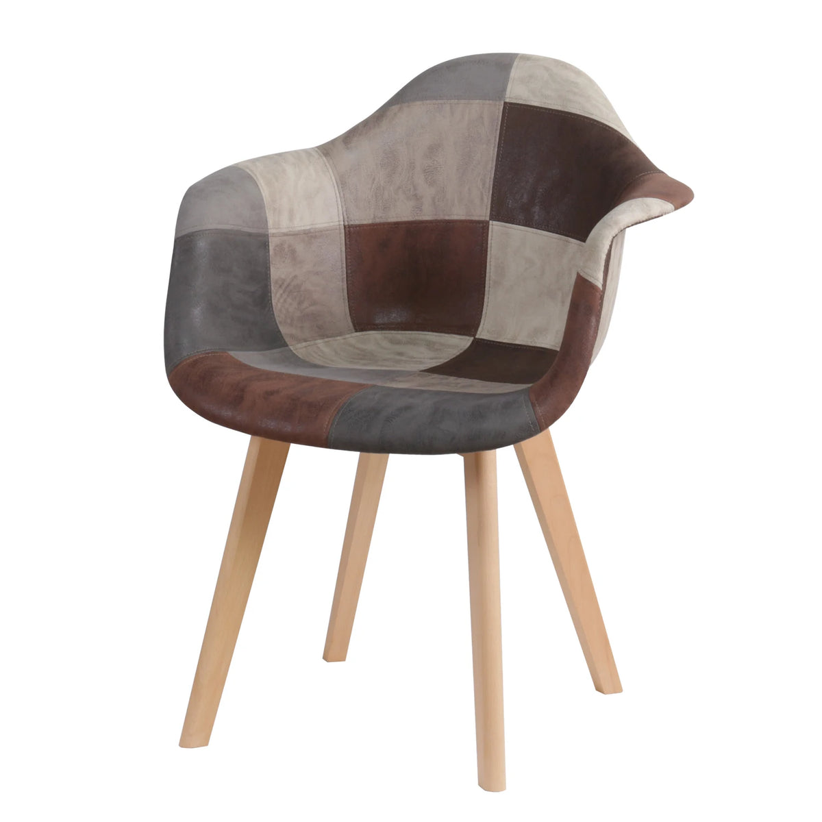 2 pz/set sedie da pranzo moderne nordiche poltrone in tessuto Patchwork sedia di lusso sgabello per Computer per il tempo libero Design di mobili per soggiorno