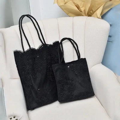 NUOVA borsa da donna in pizzo, borsa da spiaggia estiva, matrimonio, damigella, borsa da donna, borsa da donna, borsa a tracolla da donna, borsa shopping
