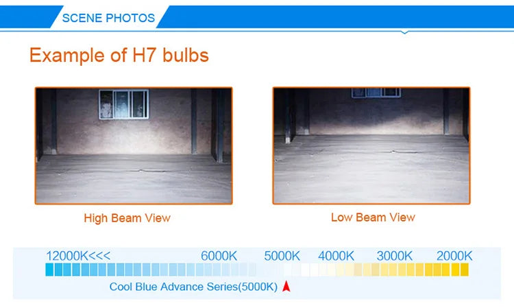 OSRAM Cool Blue Advance H4 H7 H9 H11 12V 5000K Bianco puro H1 H3 HB3 HB4 Xenon Look Auto Lampade alogene Faro originale