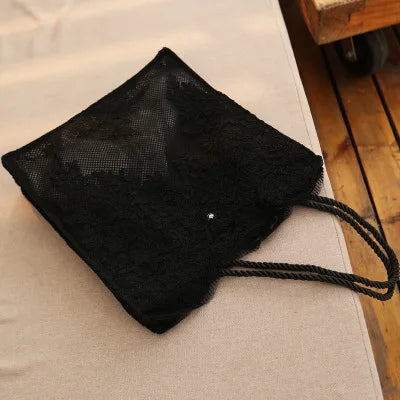 NUOVA borsa da donna in pizzo, borsa da spiaggia estiva, matrimonio, damigella, borsa da donna, borsa da donna, borsa a tracolla da donna, borsa shopping