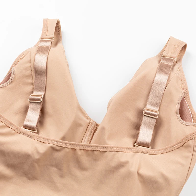 Intimo dimagrante da donna Body Jumsuit Body Shaper Vita Trainer Corsetto Shapewear Top con reggiseno imbottito Recupero postpartum