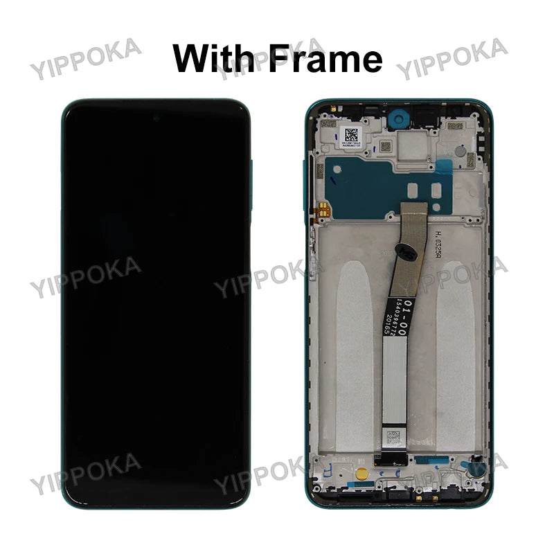 Scelta per Xiaomi Redmi Note 9S Display LCD Touch Screen Digitizer Assembly per Note 9 Pro Parti di ricambio per schermo LCD