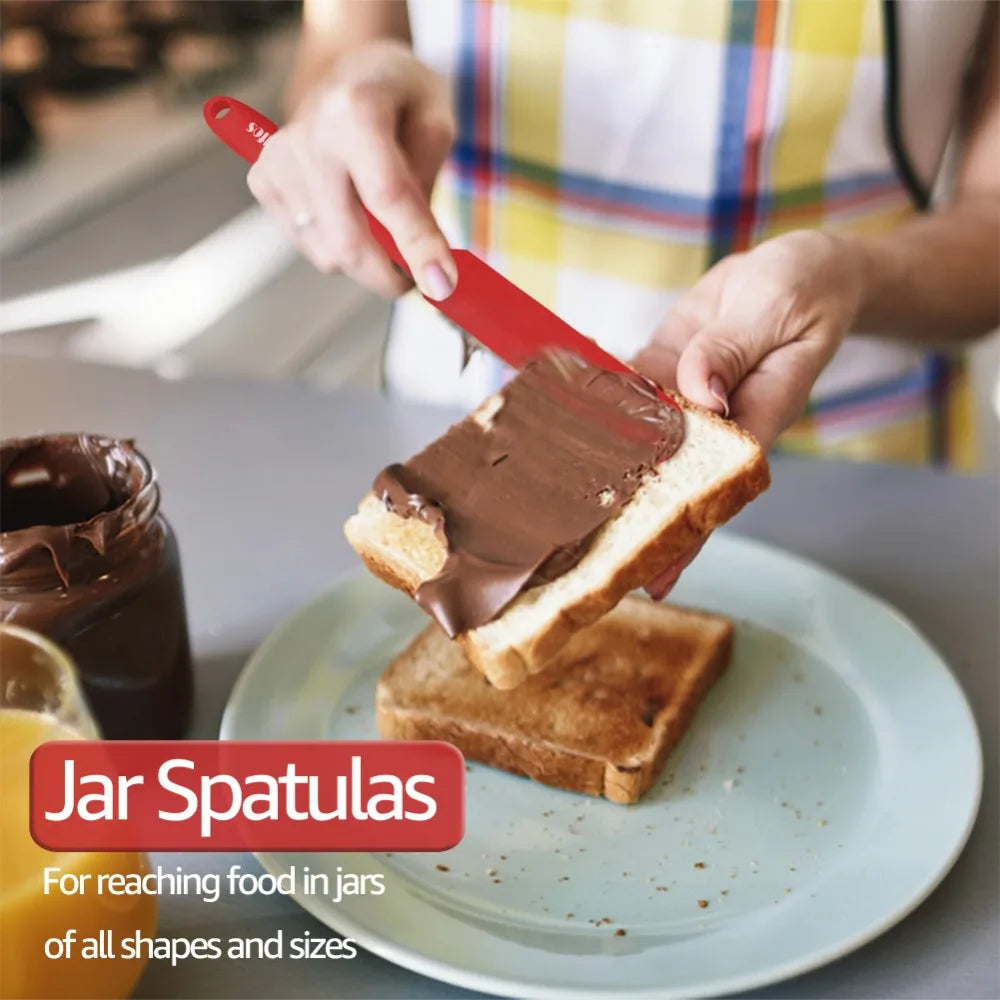Walfos 5 Pz/set Spatola In Silicone Antiaderente Cottura Della Pasticceria Spatola In Silicone Resistente Al Calore Utensile Da Cucina Strumento di Cottura