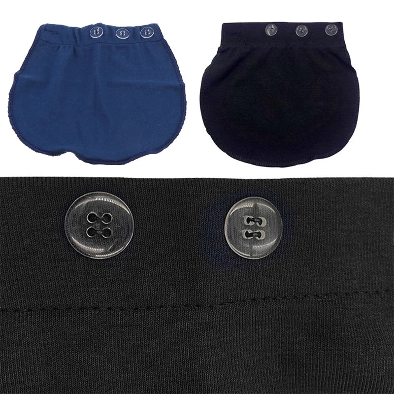 Cintura in maternità gravidanza cintura pantaloni elastici regolabili morbidi allungamento della vita estensori pulsante madre pantaloni larghi cintura