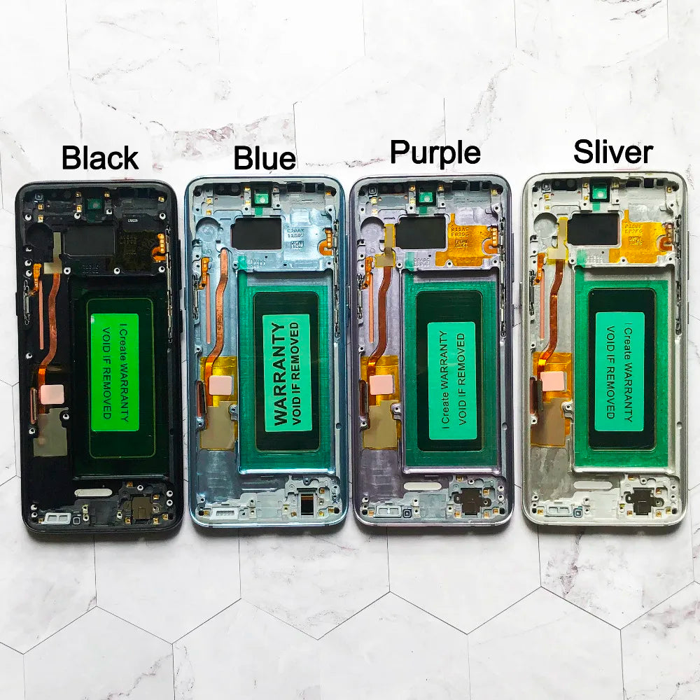 Qualità OEM AMOLED per SAMSUNG Galaxy S8 Schermo curvo G950 G950F Display LCD Touch Screen Digitizer Assembly Sostituzione riparazione