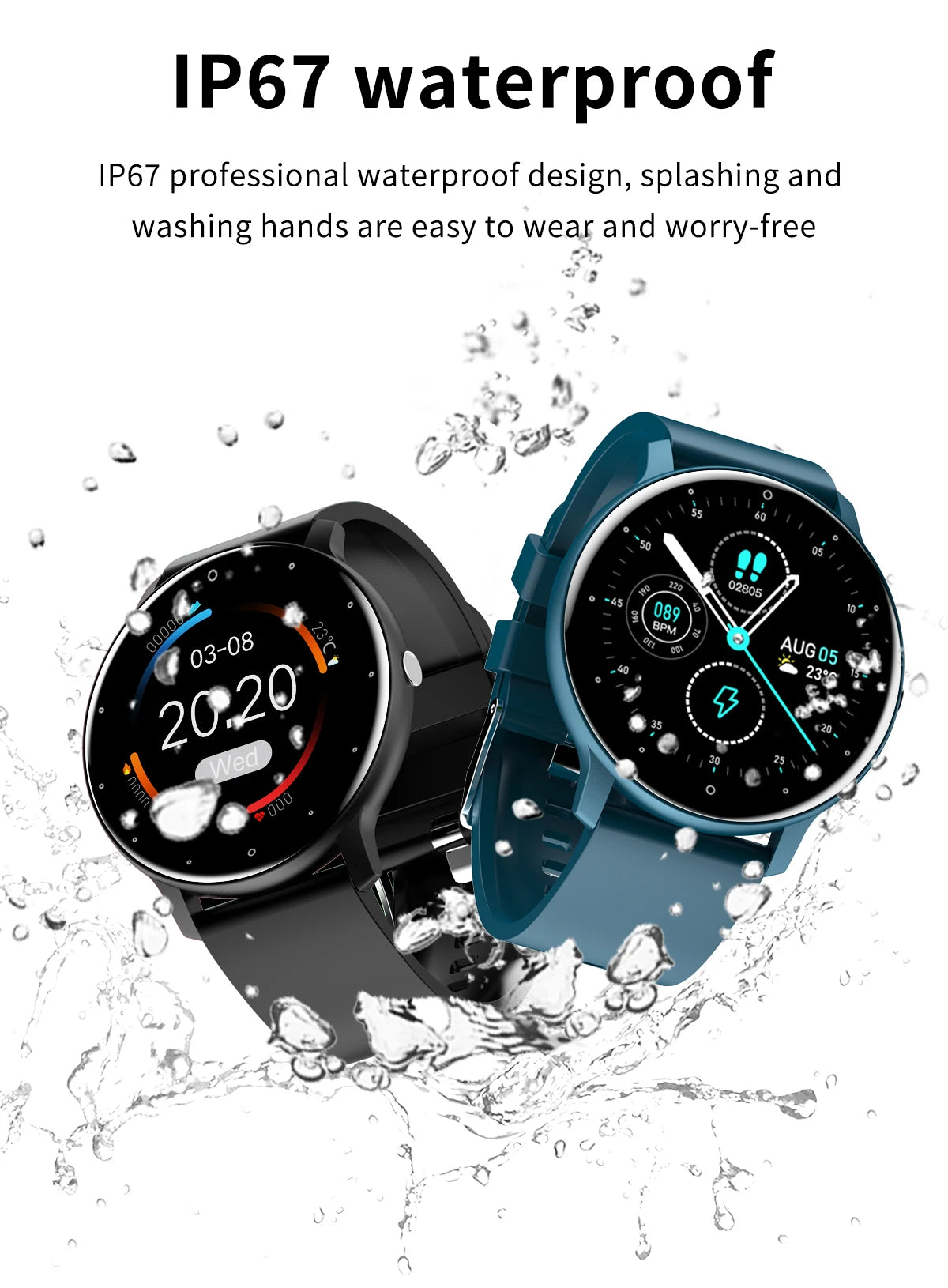 LIGE 2026 Smart Watch donna uomo donna regalo Sport Fitness uomo orologi cardiofrequenzimetro Smartwatch impermeabile per Android IOS