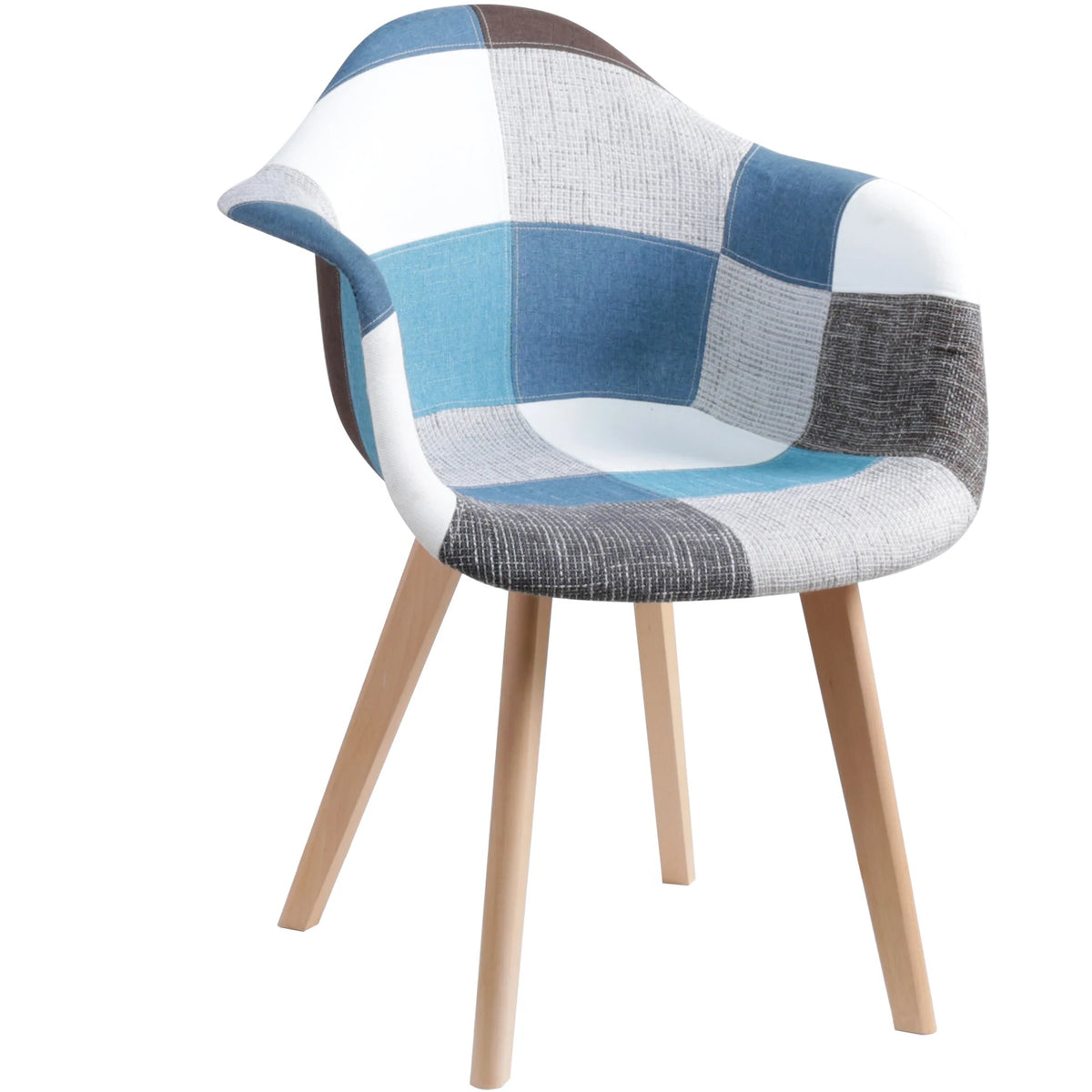 2 pz/set sedie da pranzo moderne nordiche poltrone in tessuto Patchwork sedia di lusso sgabello per Computer per il tempo libero Design di mobili per soggiorno
