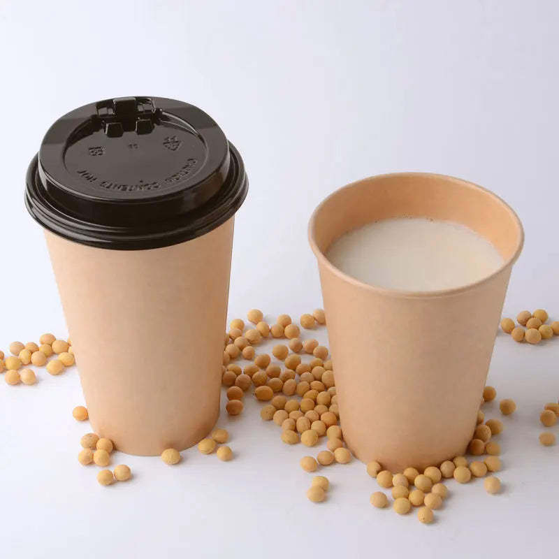 100 pz/pacco Bicchieri di Carta Usa E Getta 2.5/4/7/8 oz Bicchieri di Carta Kraft Caffè Tazza di Latte Bicchiere di Carta Per Bere Caldo Rifornimenti Del Partito