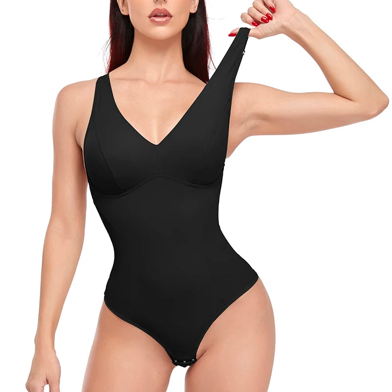 Intimo dimagrante da donna Body Jumsuit Body Shaper Vita Trainer Corsetto Shapewear Top con reggiseno imbottito Recupero postpartum